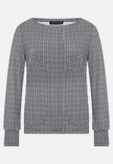 Casual-Shirt mit Gummizug / Vorderseite