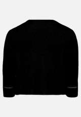 Strickbolero ohne Verschluss / Rückseite