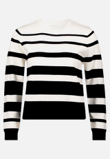 Strickpullover mit Streifen / Vorderseite