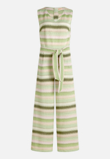 Jumpsuit mit Bindegürtel / Vorderseite