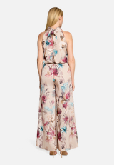 Jumpsuit mit Blumenprint / Modellfoto Rückseite