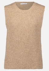 Strickpullover ohne Arm / Vorderseite