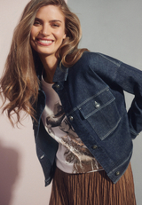 Jeansjacke langarm / Imagebild