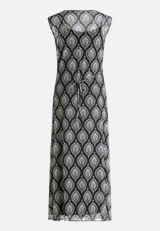 Midikleid ohne Arm / Rückseite
