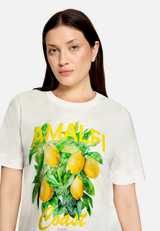 Kurzarm-Shirt mit Rundhalsausschnitt / Detailbild