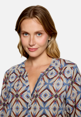 Casual-Bluse mit Muster / Detailbild