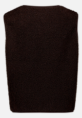 Sweatjacke mit aufgesetzten Taschen / Rückseite