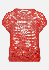 Strickpullunder mit Effektgarn / Vorderseite