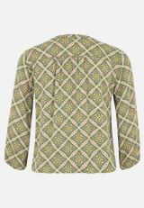 Casual-Bluse mit Muster / Rückseite