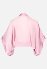 Chiffonstola mit 3/4 Arm / Rückseite