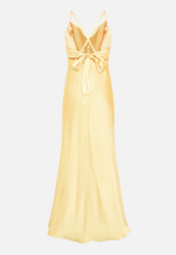 Abendkleid schmal geschnitten / Rückseite