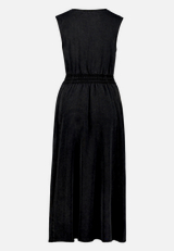 Midikleid mit elastischem Bund / Rückseite