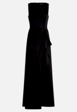 Abendkleid mit Volant / Vorderseite