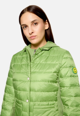 Steppjacke mit abnehmbarer Kapuze / Detailbild