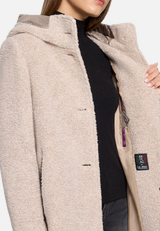 Wolljacke mit Kapuze / Detailbild