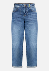 Used Look-Jeans mit Waschung / Vorderseite