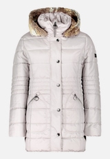 Outdoorjacke mit abnehmbarer Kapuze / Vorderseite
