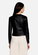 Blazer-Jacke mit Reißverschluss / Modellfoto Rückseite
