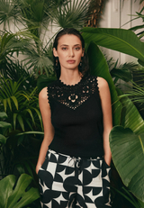 Patchwork-Shirt ohne Arm / Imagebild