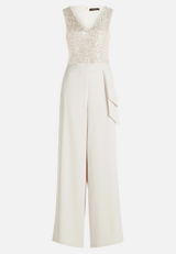 Jumpsuit mit Pailletten / Vorderseite