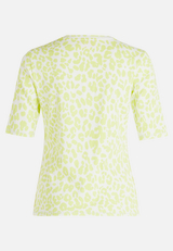Basic Shirt mit Rippenstruktur / Rückseite