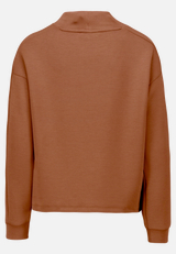 Sweatshirt mit Stehkragen / Rückseite
