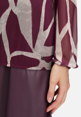 Mesh-Shirt mit Gummizug / Detailbild