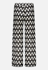 Schlupfhose mit Struktur / Rückseite