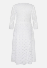 Hemdblusenkleid mit Bindegürtel / Rückseite
