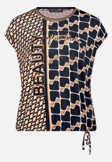 Print-T-Shirt mit Tunnelzug  / Vorderseite