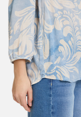 Casual-Bluse mit Gummizug / Detailbild