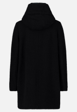 Wolljacke mit Kapuze / Rückseite