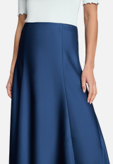 Satinrock  Maxi mit Gummibund  / Detailbild