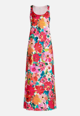 Blumenkleid mit Print / Vorderseite