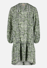 Stufenkleid mit Biesen / Vorderseite