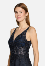 Abendkleid im Glitzer-Look / Detailbild