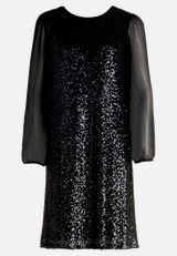 Partykleid mit Pailletten / Vorderseite
