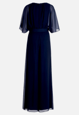 Jumpsuit mit Bindegürtel / Rückseite
