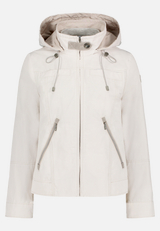 Sommerjacke mit abnehmbarer Kapuze / Vorderseite