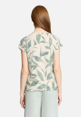 Casual-Shirt mit Tunnelzug / Modellfoto Rückseite