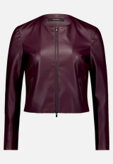 Blazer-Jacke mit Reißverschluss / Vorderseite