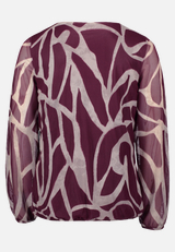 Mesh-Shirt mit Gummizug / Rückseite