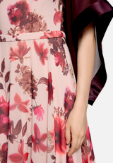 Chiffonstola mit 3/4 Arm / Detailbild
