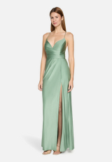 Abendkleid rückenfrei / Modellfoto Vorderseite