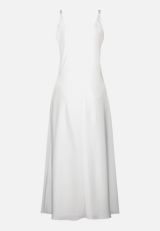 Abendkleid mit breiten Trägern / Rückseite