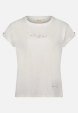 Printshirt mit Ärmelaufschlag / Vorderseite