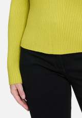 Feinstrickpullover mit Rippenstruktur / Detailbild