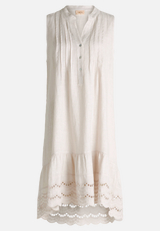 Casual-Kleid mit Stickerei / Vorderseite