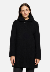 Wolljacke mit Stehkragen / Modellfoto Vorderseite