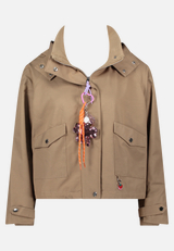 Casual-Jacke mit aufgesetzten Taschen / Detailbild